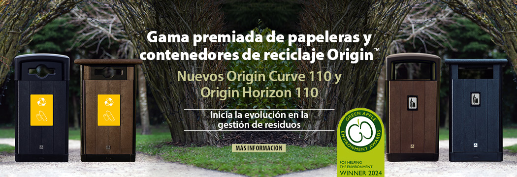 Papelera Origin™ Green Apple 